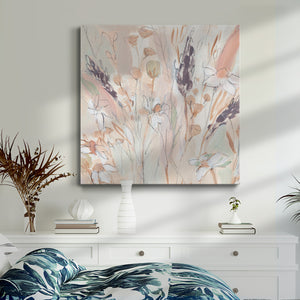 Lavender Flower Field II-Premium Gallery Wrapped Canvas - Ready to Hang
