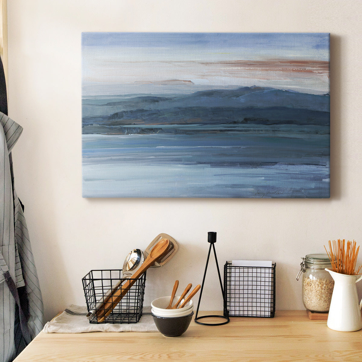 Across The Lake Premium Gallery Wrapped Canvas - Ready to Hang
