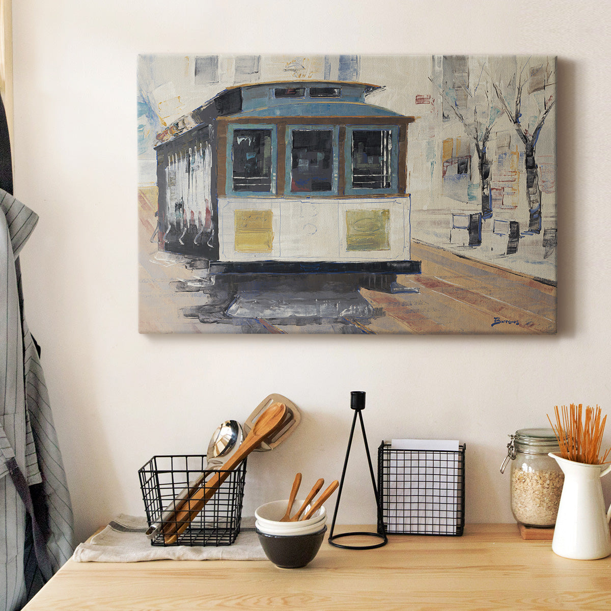 Cable Town Premium Gallery Wrapped Canvas - Ready to Hang