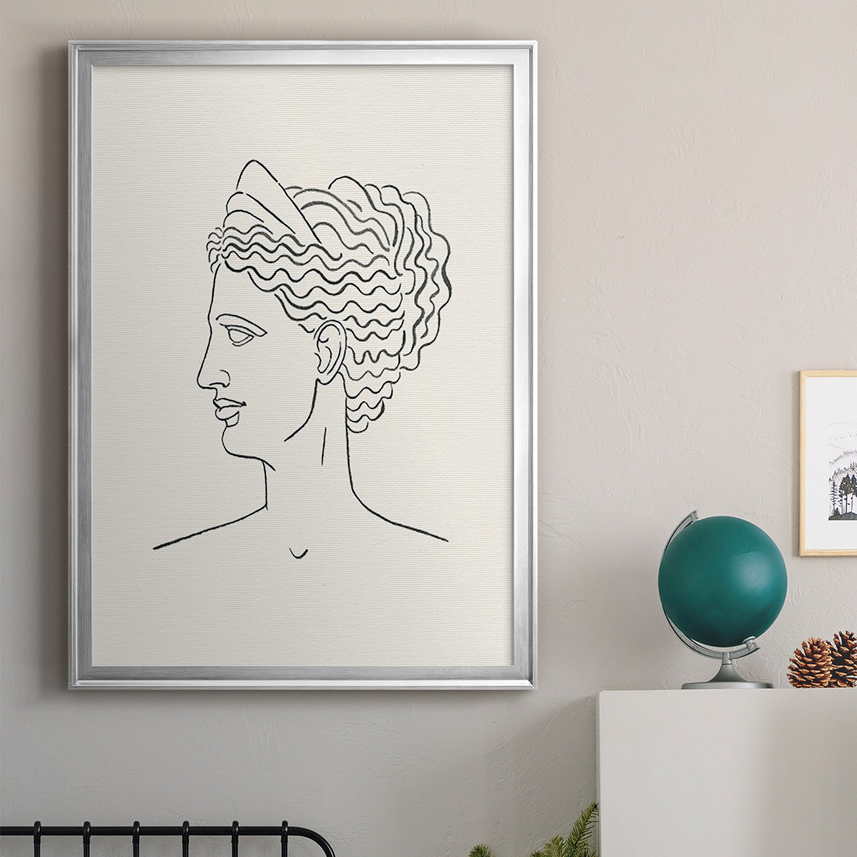 Greek Busts III Premium Framed Print - Ready to Hang