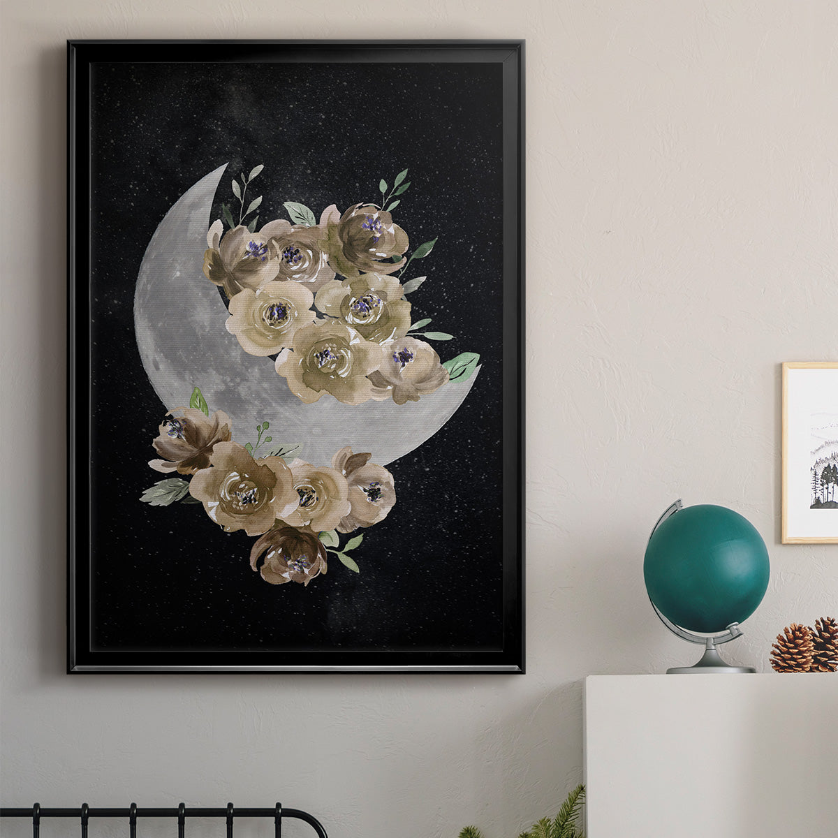 Bohemian Moon Premium Framed Print - Ready to Hang