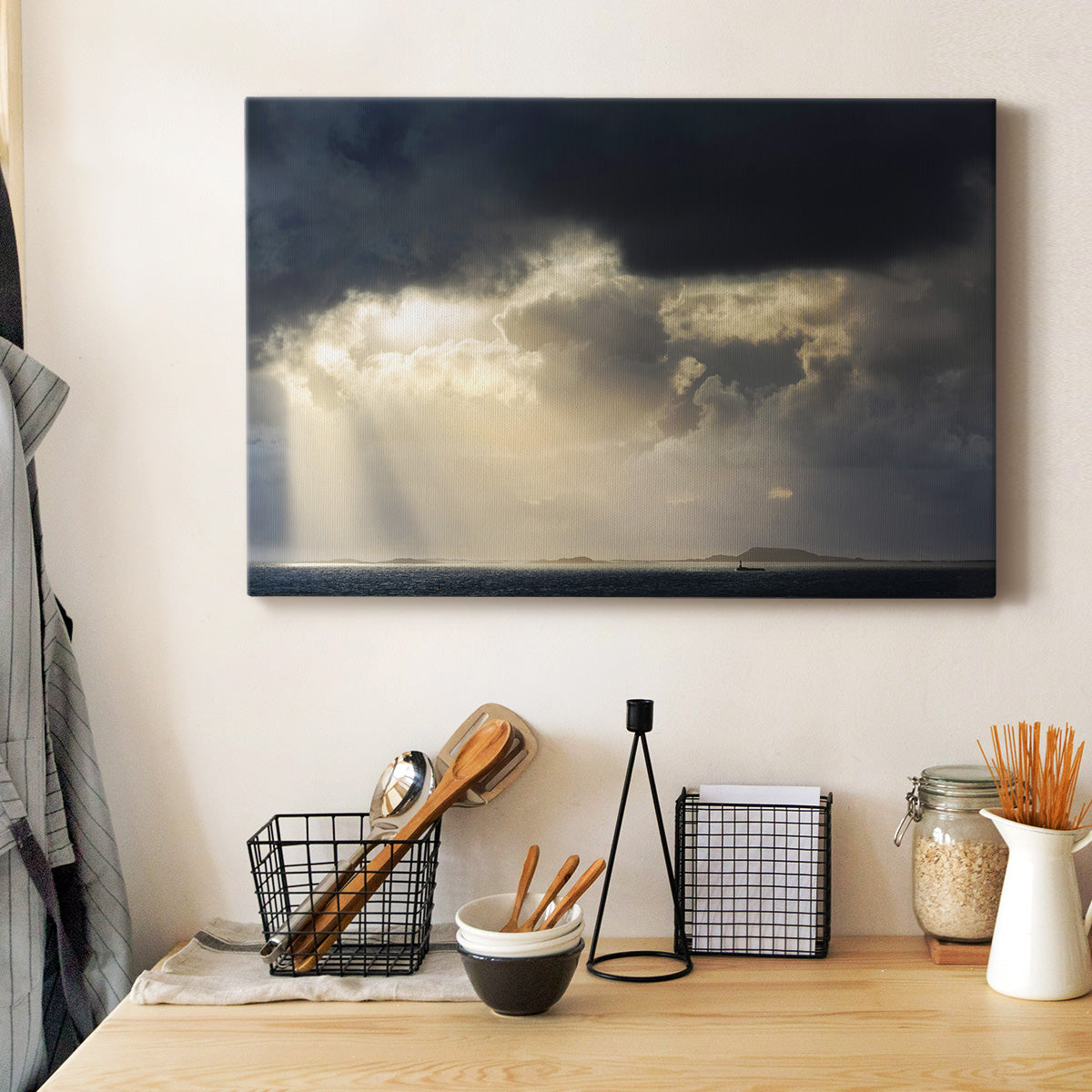 Rays of Light Premium Gallery Wrapped Canvas - Ready to Hang