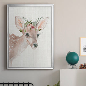 Sepia Botanical Journal I - Modern Framed Canvas Print