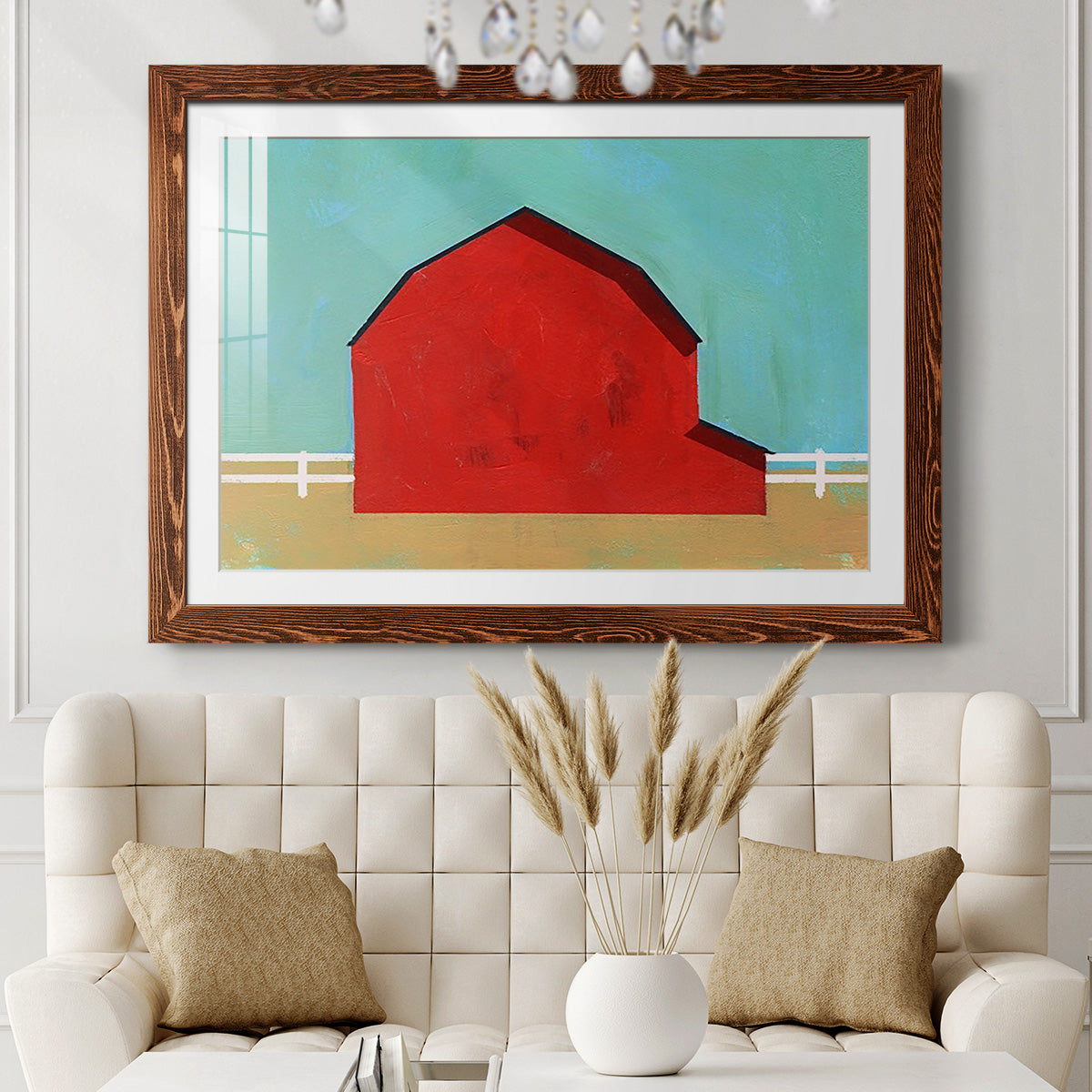 Big Red One I-Premium Framed Print - Ready to Hang