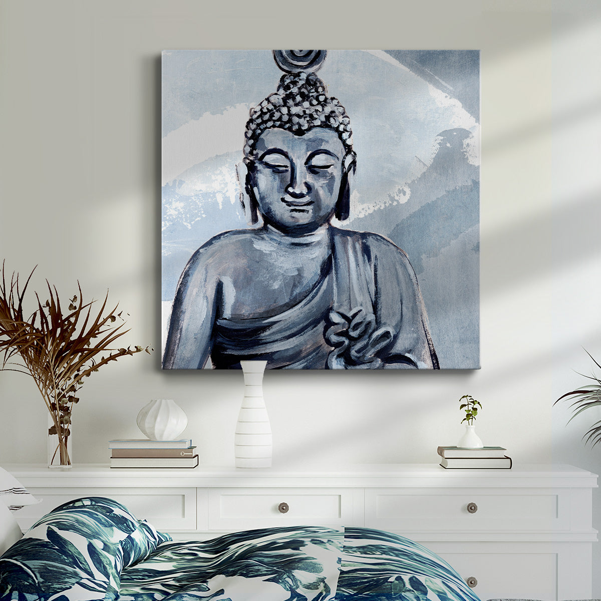 Awaken in Blue IV-Premium Gallery Wrapped Canvas - Ready to Hang