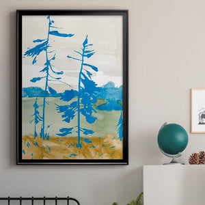 Cerulean Spruce I Premium Framed Print - Ready to Hang