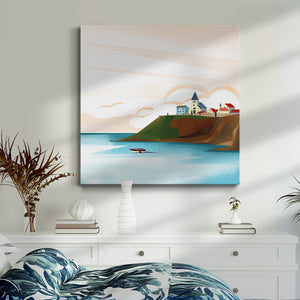 Illustrated Italian Landscape & Nature VII-Premium Gallery Wrapped Canvas - Ready to Hang