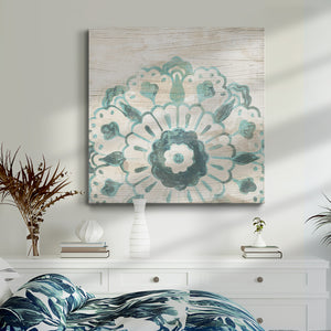 Serene Cerulean IV-Premium Gallery Wrapped Canvas - Ready to Hang