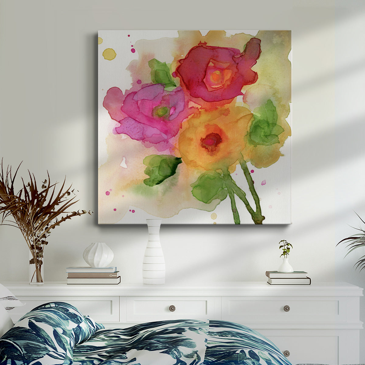 Dream of Flowers I-Premium Gallery Wrapped Canvas - Ready to Hang