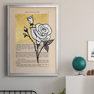 Floral Diary III Premium Framed Print - Ready to Hang