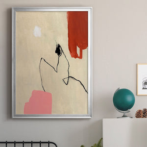 Terra Rosa Abstract II Premium Framed Print - Ready to Hang