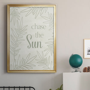 Chase the Sun Premium Framed Print - Ready to Hang