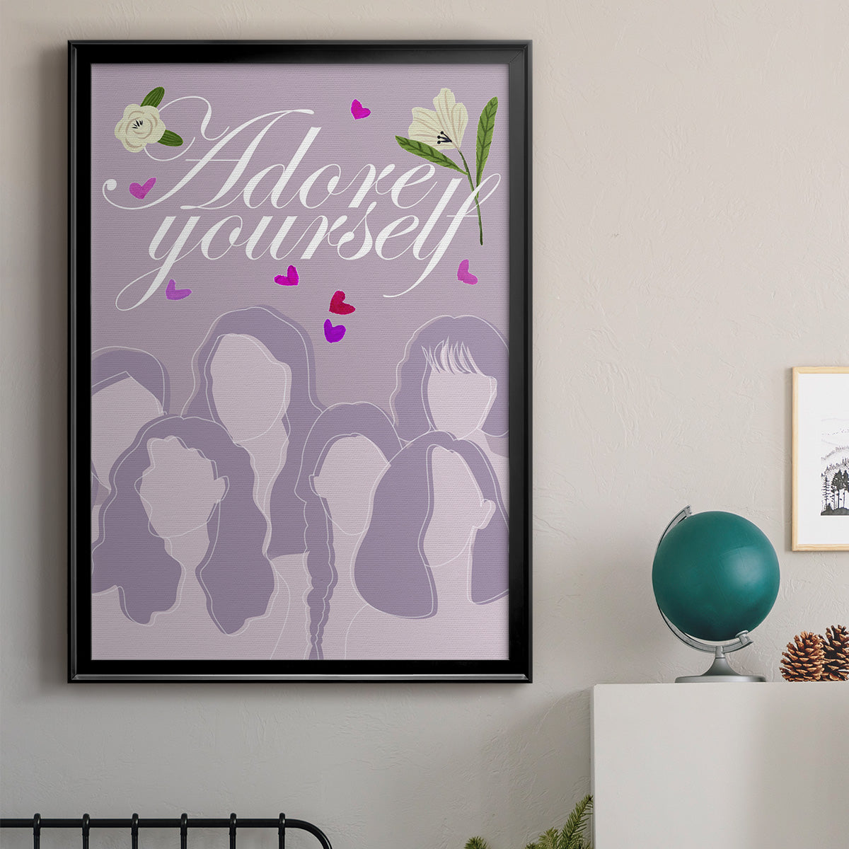 Happy Galentine's Day Collection B Premium Framed Print - Ready to Hang