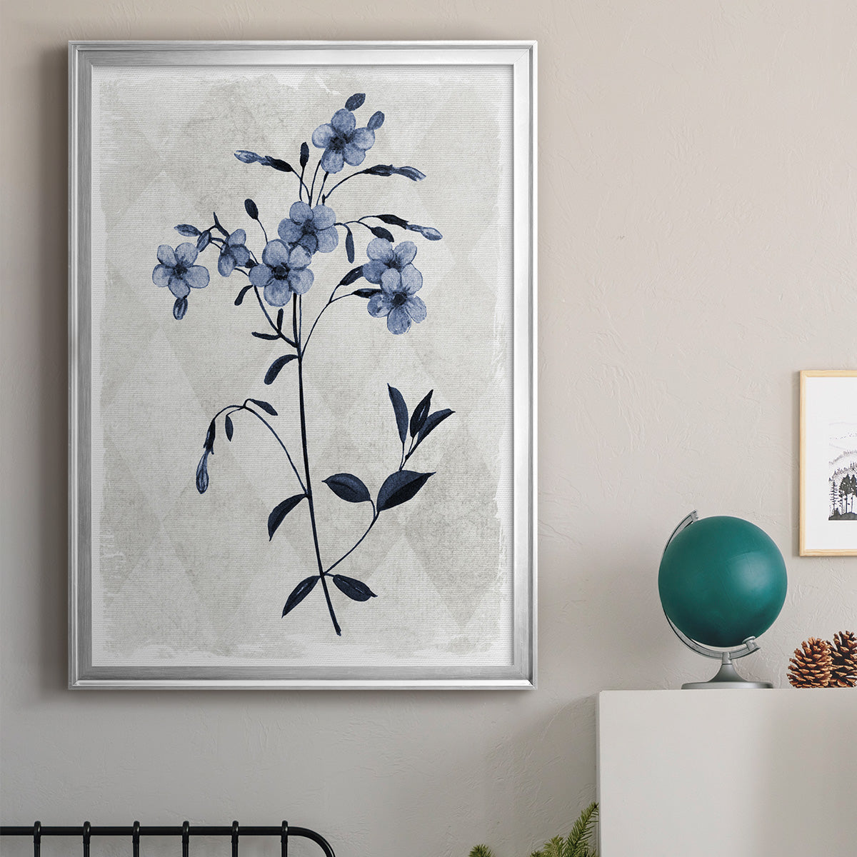 Harlequin Botanical III Premium Framed Print - Ready to Hang