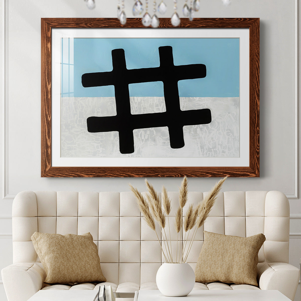 Hashtag-Premium Framed Print - Ready to Hang