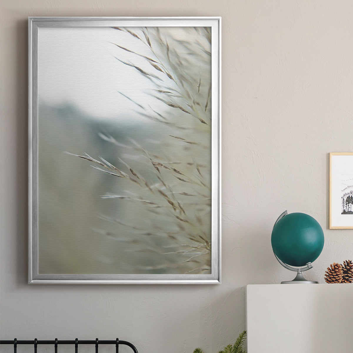 Subtle Grasses III Premium Framed Print - Ready to Hang