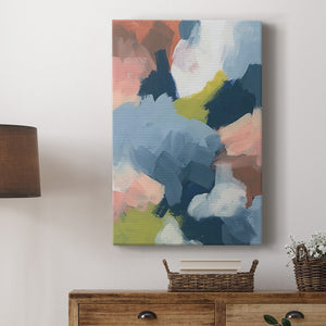 Soft Indigo Atmosphere I Premium Gallery Wrapped Canvas - Ready to Hang