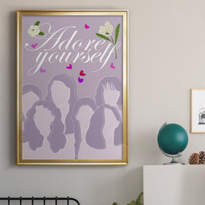 Happy Galentine's Day Collection B Premium Framed Print - Ready to Hang