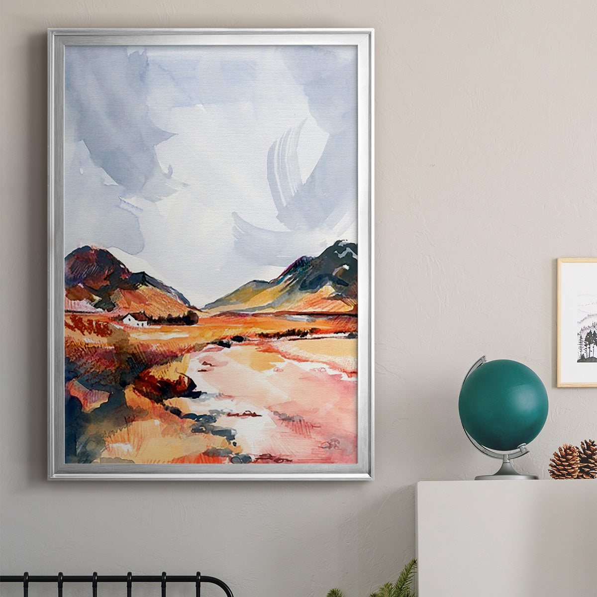 Chromatic Landscapes II Premium Framed Print - Ready to Hang