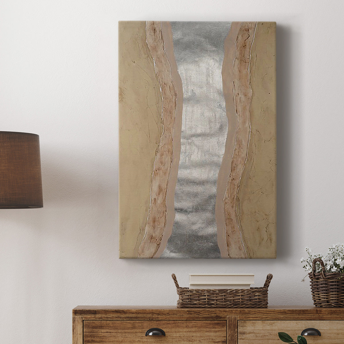 Silver Lake II Premium Gallery Wrapped Canvas - Ready to Hang