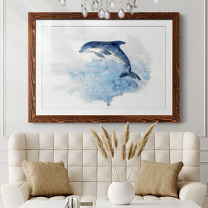 Wave Jumping-Premium Framed Print - Ready to Hang