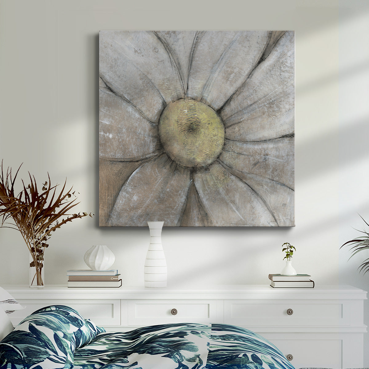 Close-Up Daisy II-Premium Gallery Wrapped Canvas - Ready to Hang