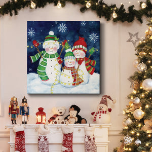 Festive Lights I-Premium Gallery Wrapped Canvas - Ready to Hang