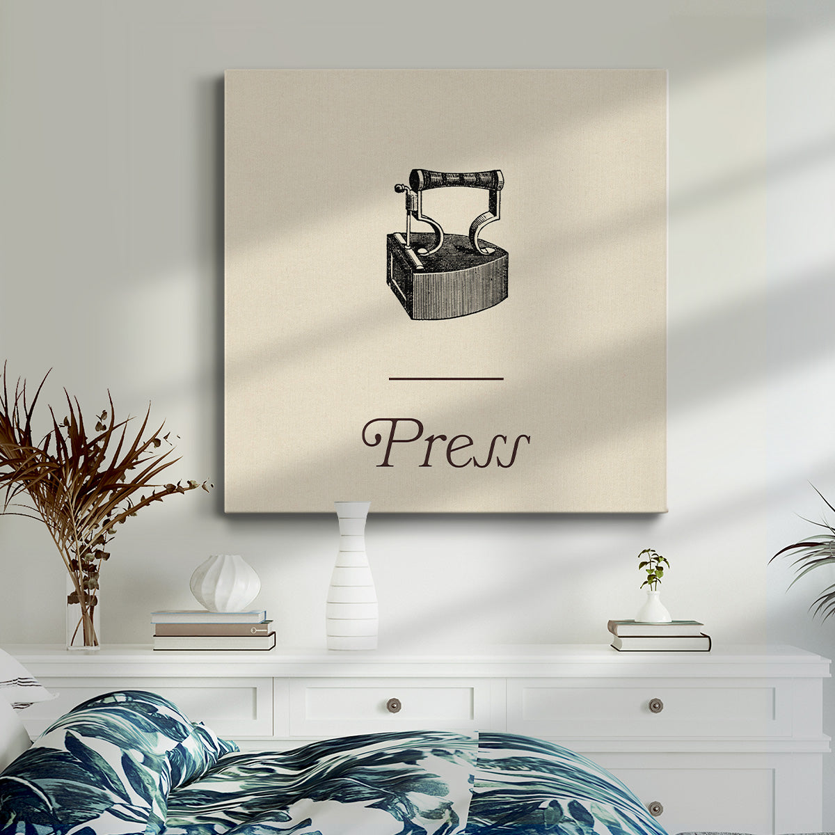 Laundry Sign III-Premium Gallery Wrapped Canvas - Ready to Hang
