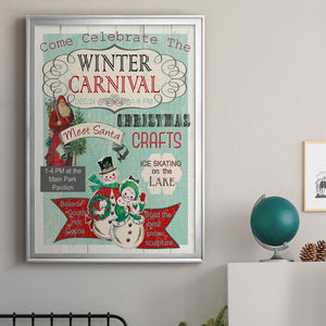 Bright Christmas Carnival Premium Framed Print - Ready to Hang