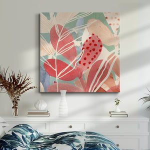 Tropical Assemblage III-Premium Gallery Wrapped Canvas - Ready to Hang