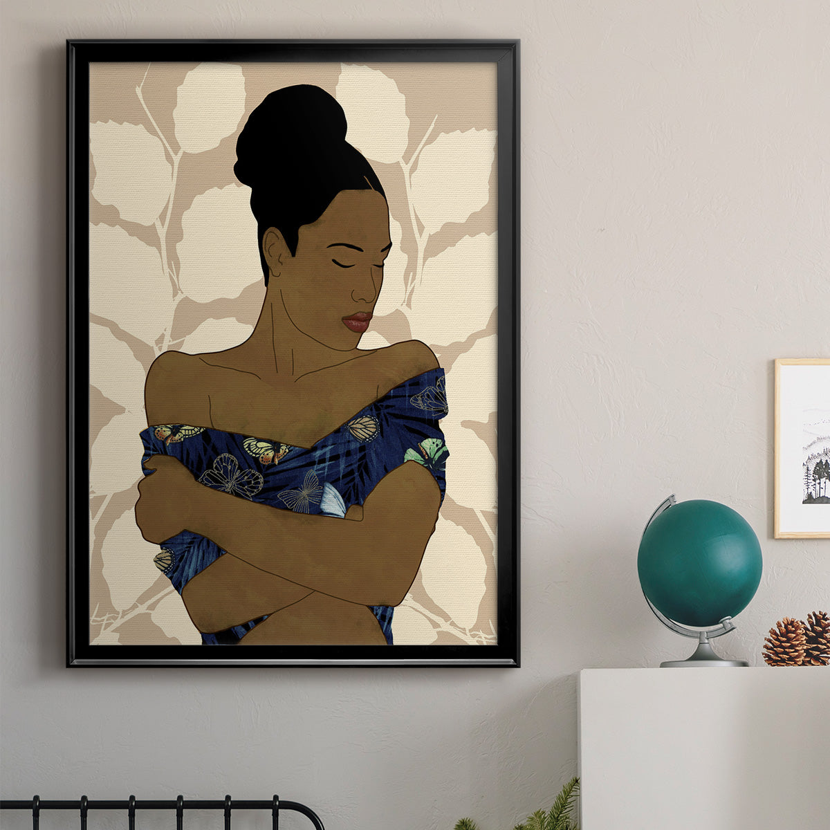 Ethnic Beauty II Premium Framed Print - Ready to Hang