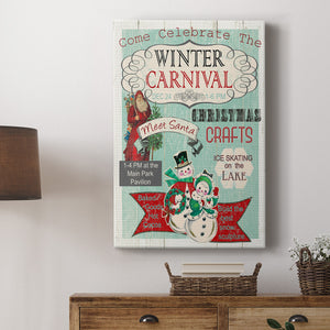 Bright Christmas Carnival Premium Gallery Wrapped Canvas - Ready to Hang