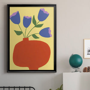 Modern Blooms III Premium Framed Print - Ready to Hang