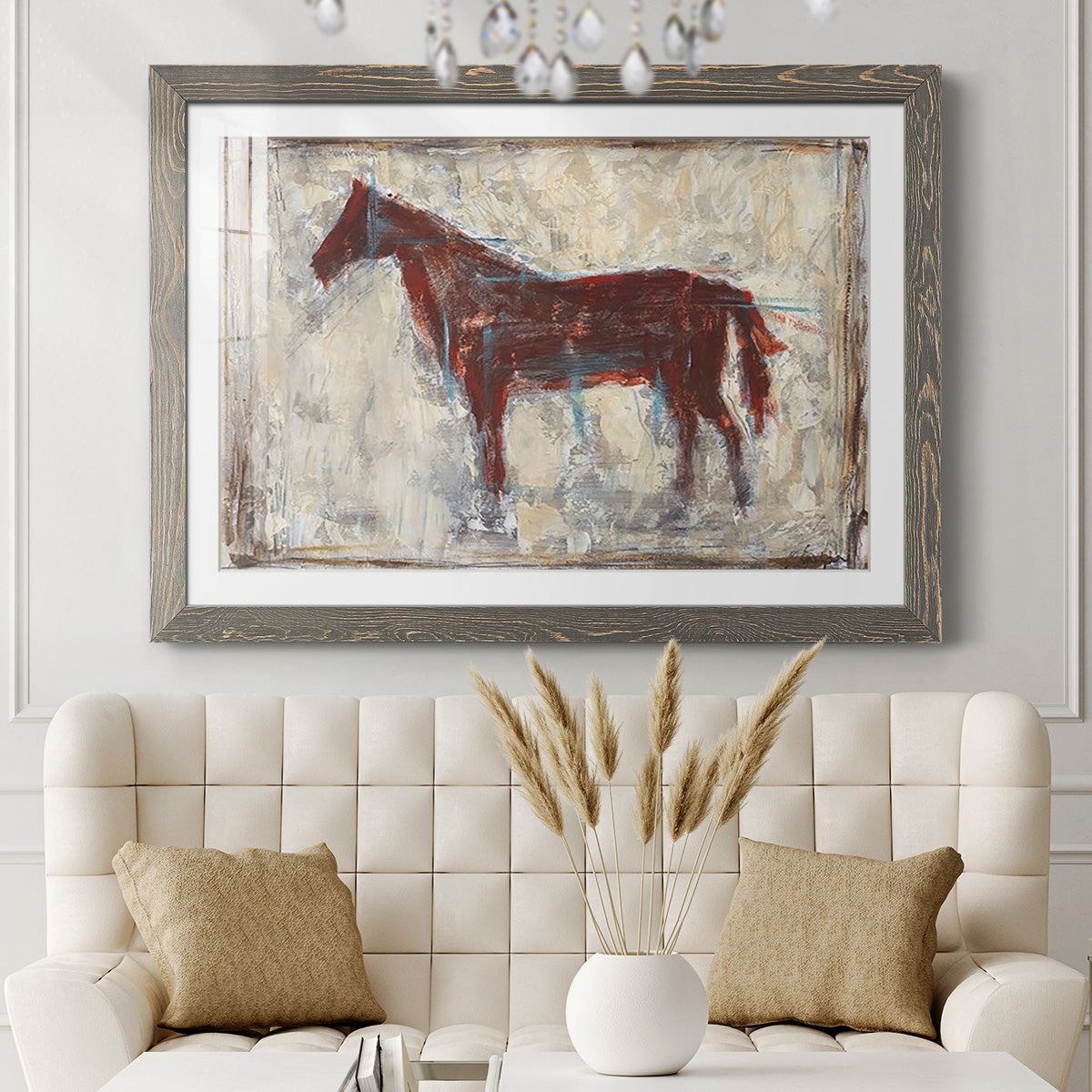 Iron Equine I-Premium Framed Print - Ready to Hang