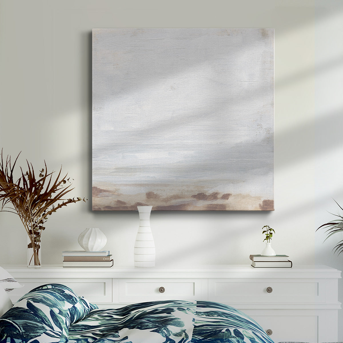 Neutral Breakers I-Premium Gallery Wrapped Canvas - Ready to Hang