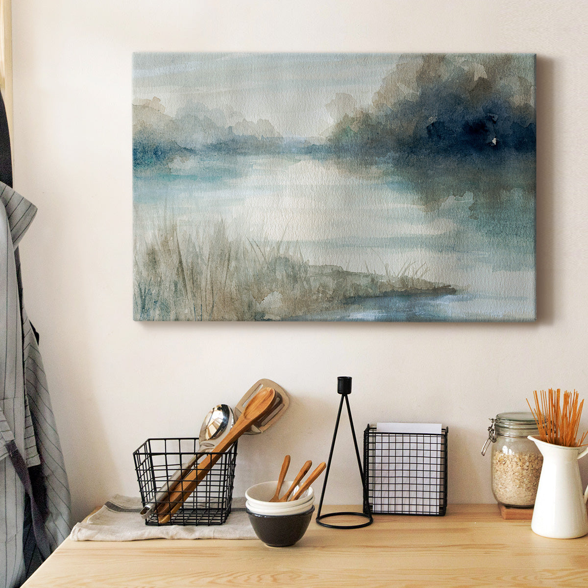 Still Evening Waters Premium Gallery Wrapped Canvas - Ready to Hang