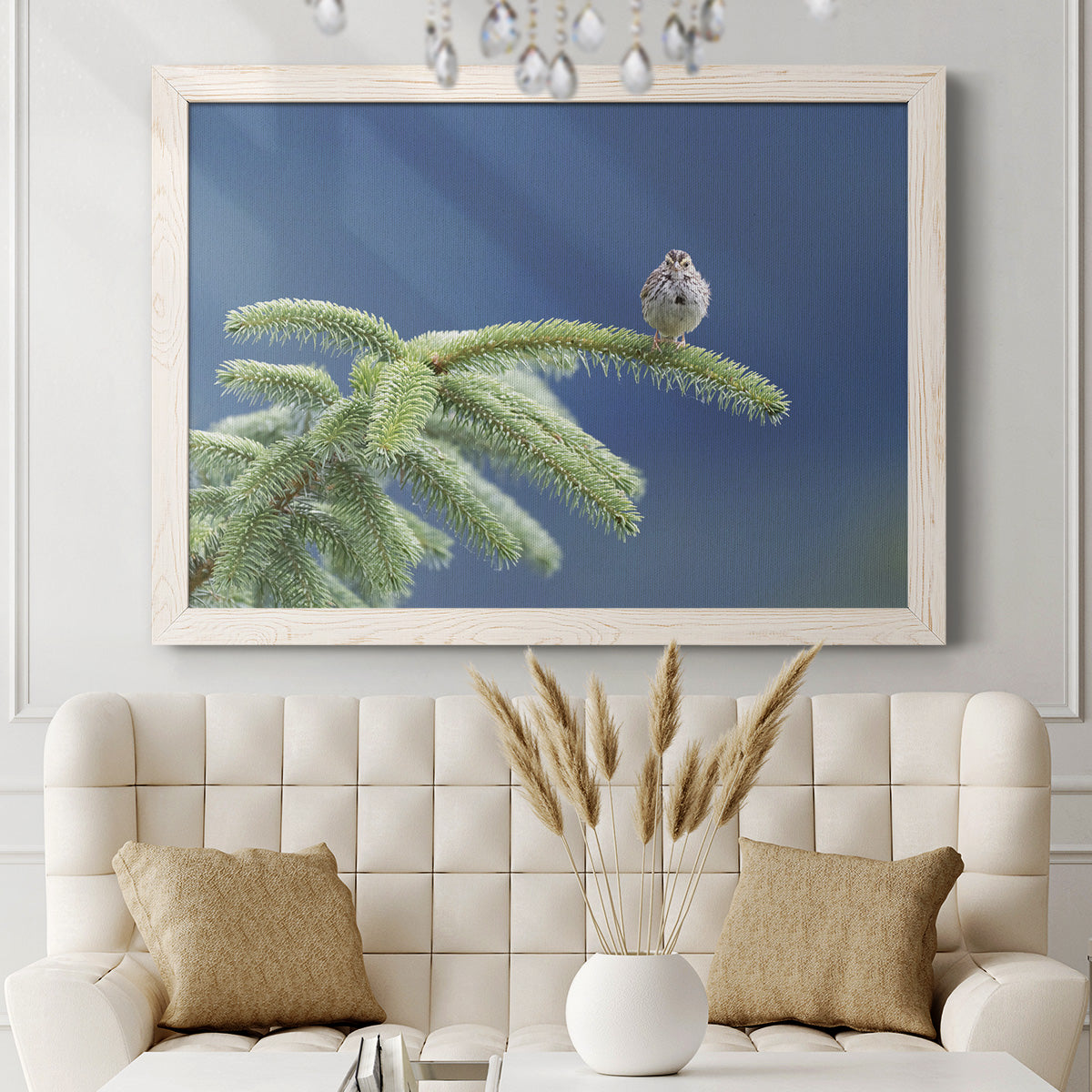 Evergreen Perch-Premium Framed Canvas - Ready to Hang