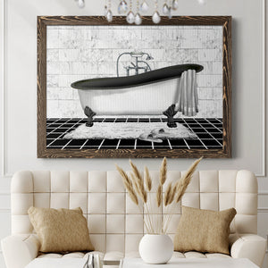 Modern Bath II-Premium Framed Canvas - Ready to Hang