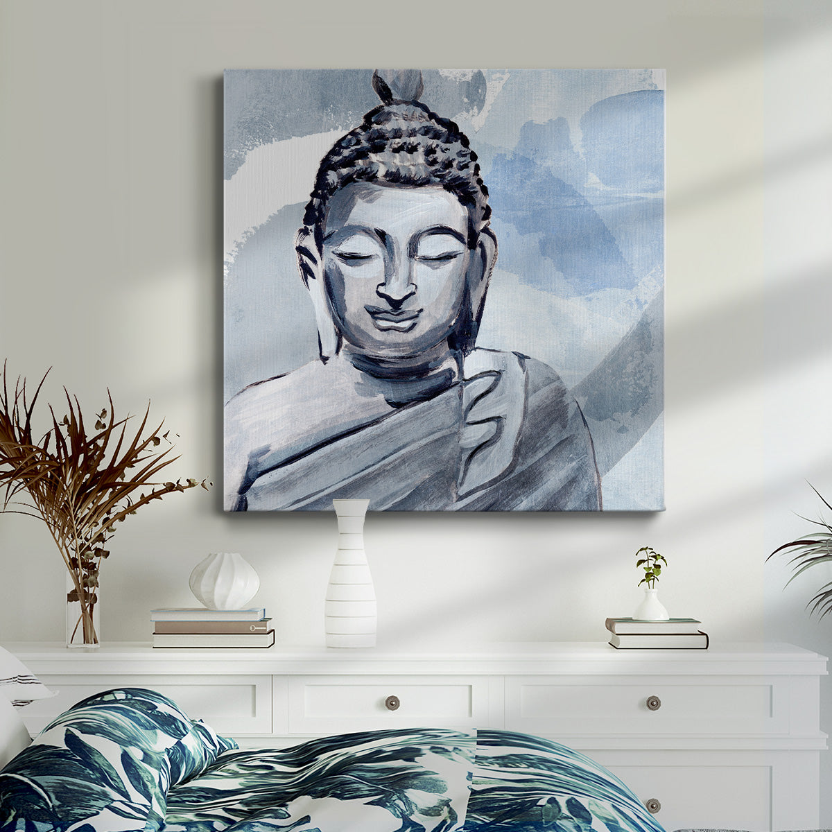 Awaken in Blue II-Premium Gallery Wrapped Canvas - Ready to Hang