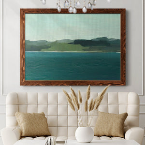 Calming Lake View I-Premium Framed Canvas - Ready to Hang