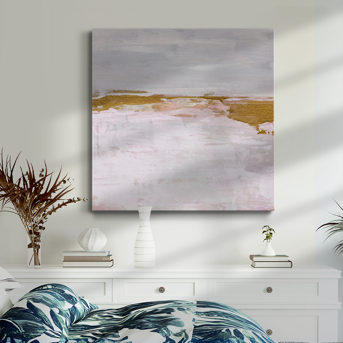 Magenta Skyline II-Premium Gallery Wrapped Canvas - Ready to Hang