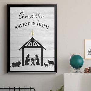 The Savior is Born Premium Framed Print - Ready to Hang