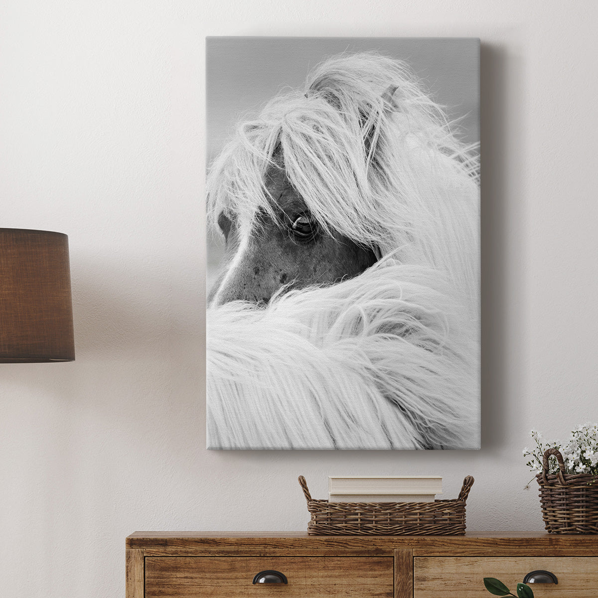 Island Pony II Premium Gallery Wrapped Canvas - Ready to Hang