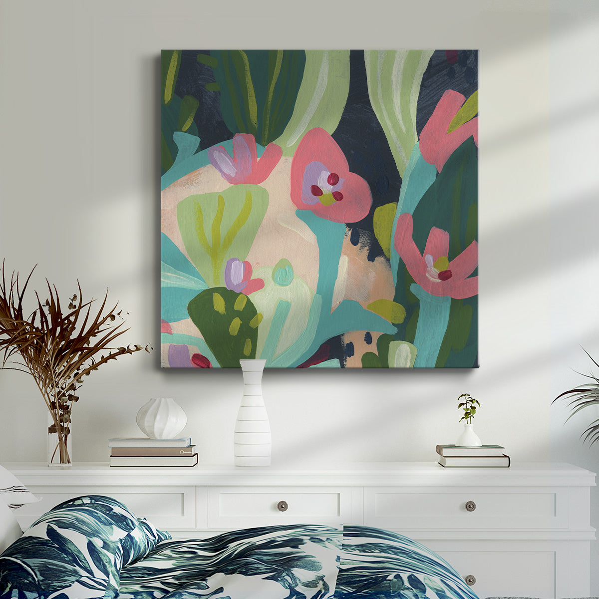 Tropical Celebration III-Premium Gallery Wrapped Canvas - Ready to Hang