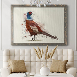 Pheasant Splash 5-Premium Framed Canvas - Ready to Hang