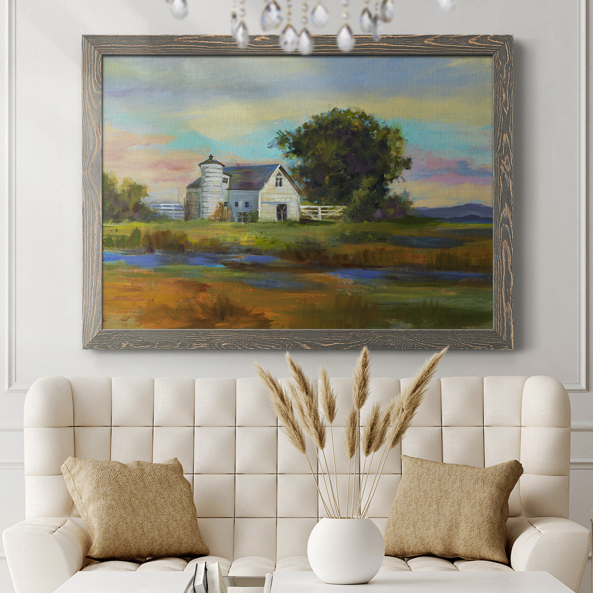 Down By The Barn-Premium Framed Canvas - Ready to Hang