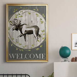 Woodland Welcome IV Premium Framed Print - Ready to Hang