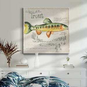 Trout Journal IV-Premium Gallery Wrapped Canvas - Ready to Hang