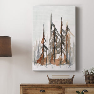 Rustic Evergreens I Premium Gallery Wrapped Canvas - Ready to Hang