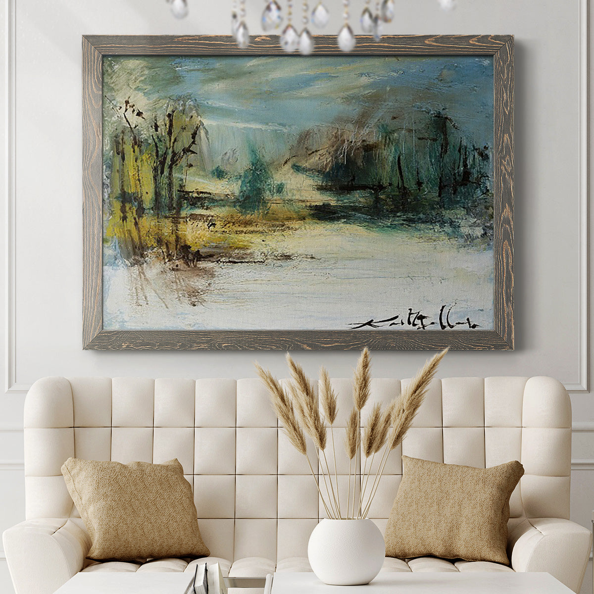 Wintery Horizon II-Premium Framed Canvas - Ready to Hang